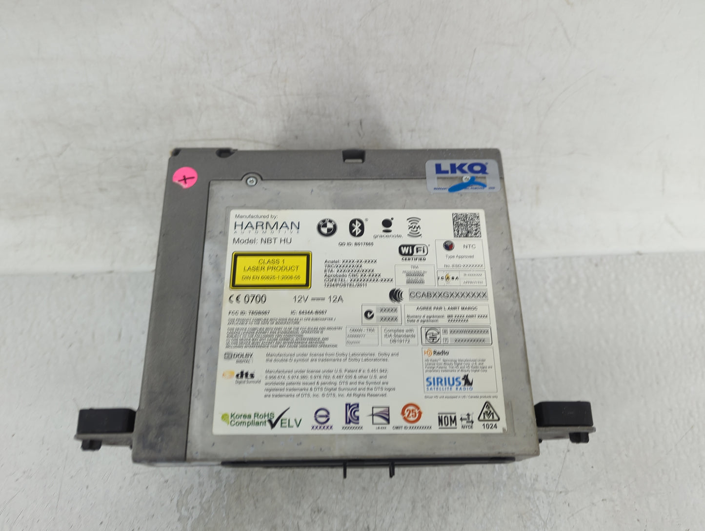 2013 Bmw 750i Radio AM FM Cd Player Receiver Replacement Fits Fits 2012 2014 OEM Used Auto Parts - Oemusedautoparts1.com
