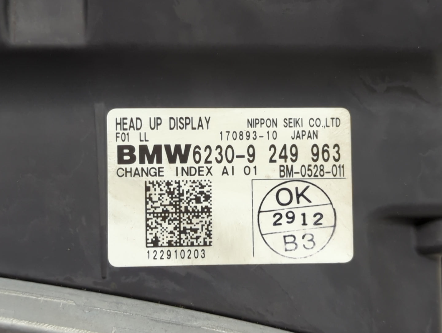 2013-2015 Bmw 750i Instrument Cluster Speedometer Gauges P/N:BM-0528-011 6230-9 249 963 Miles: Fits Fits 2013 2014 2015 2016