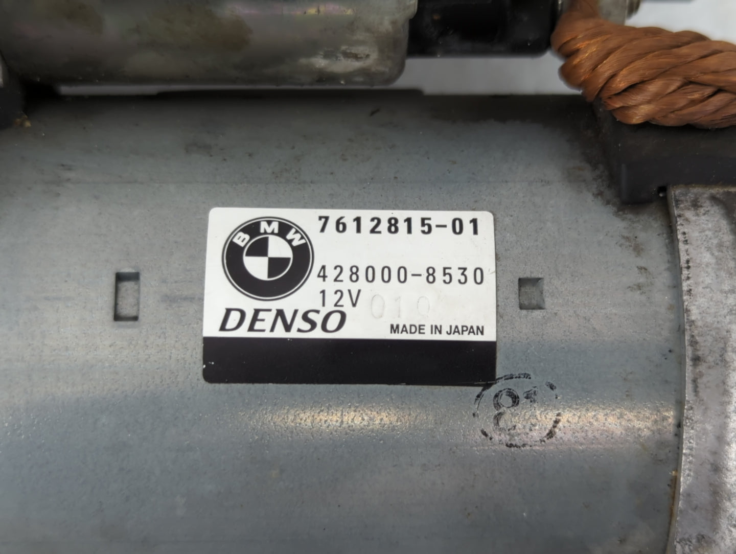 2013-2015 Bmw 750i Car Starter Motor Solenoid OEM P/N:428000-8530 7612815-01 Fits Fits 2012 2013 2014 2015 2016 2017 2018 20