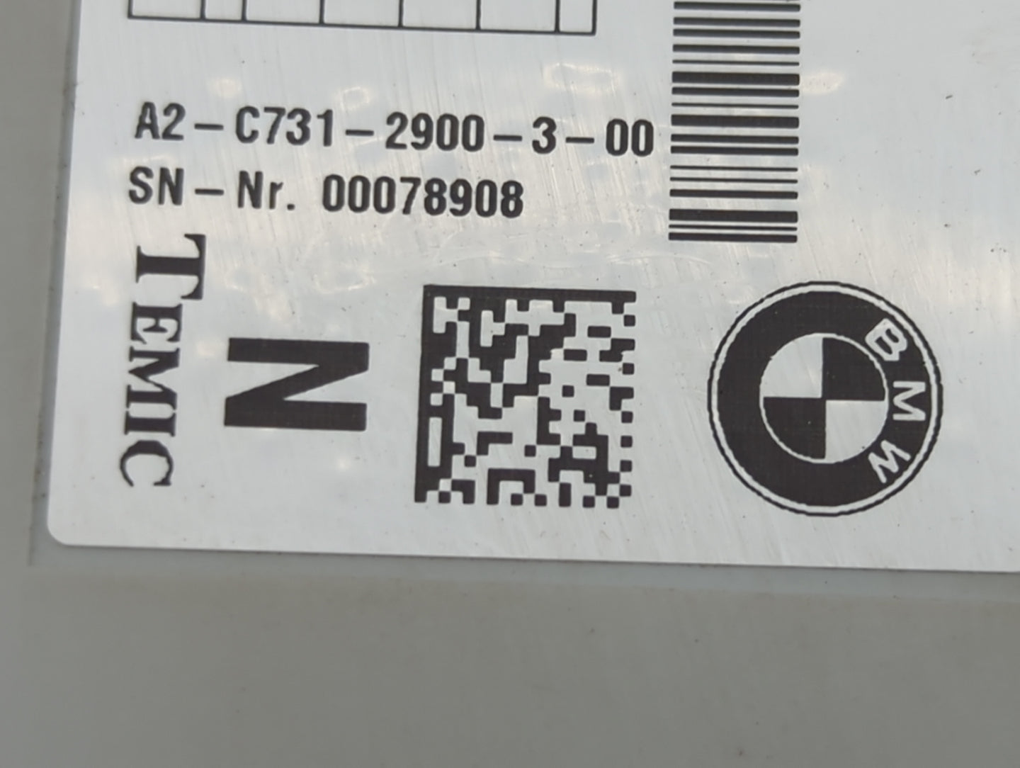 Bmw 7 Series Steering Control Module 61359291508901|a2-c731-2900-3-00 - Oemusedautoparts1.com