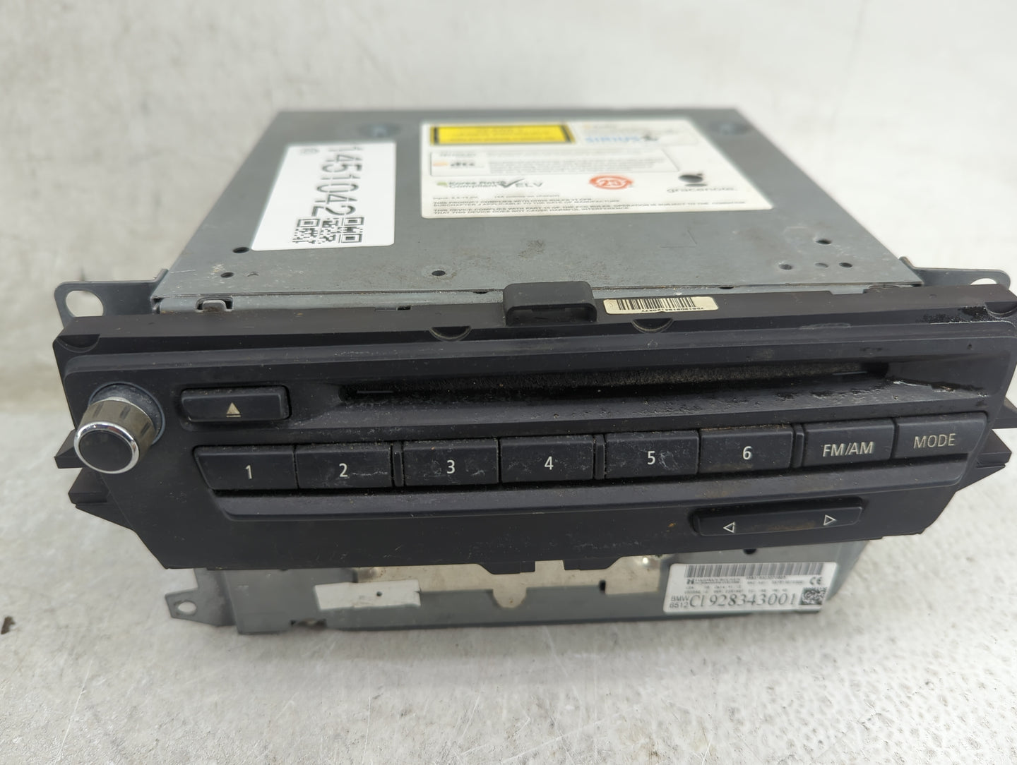 2012-2015 Bmw X1 Radio AM FM Cd Player Receiver Replacement P/N:9583163C3070825 CI928343001 Fits OEM Used Auto Parts - Oemus