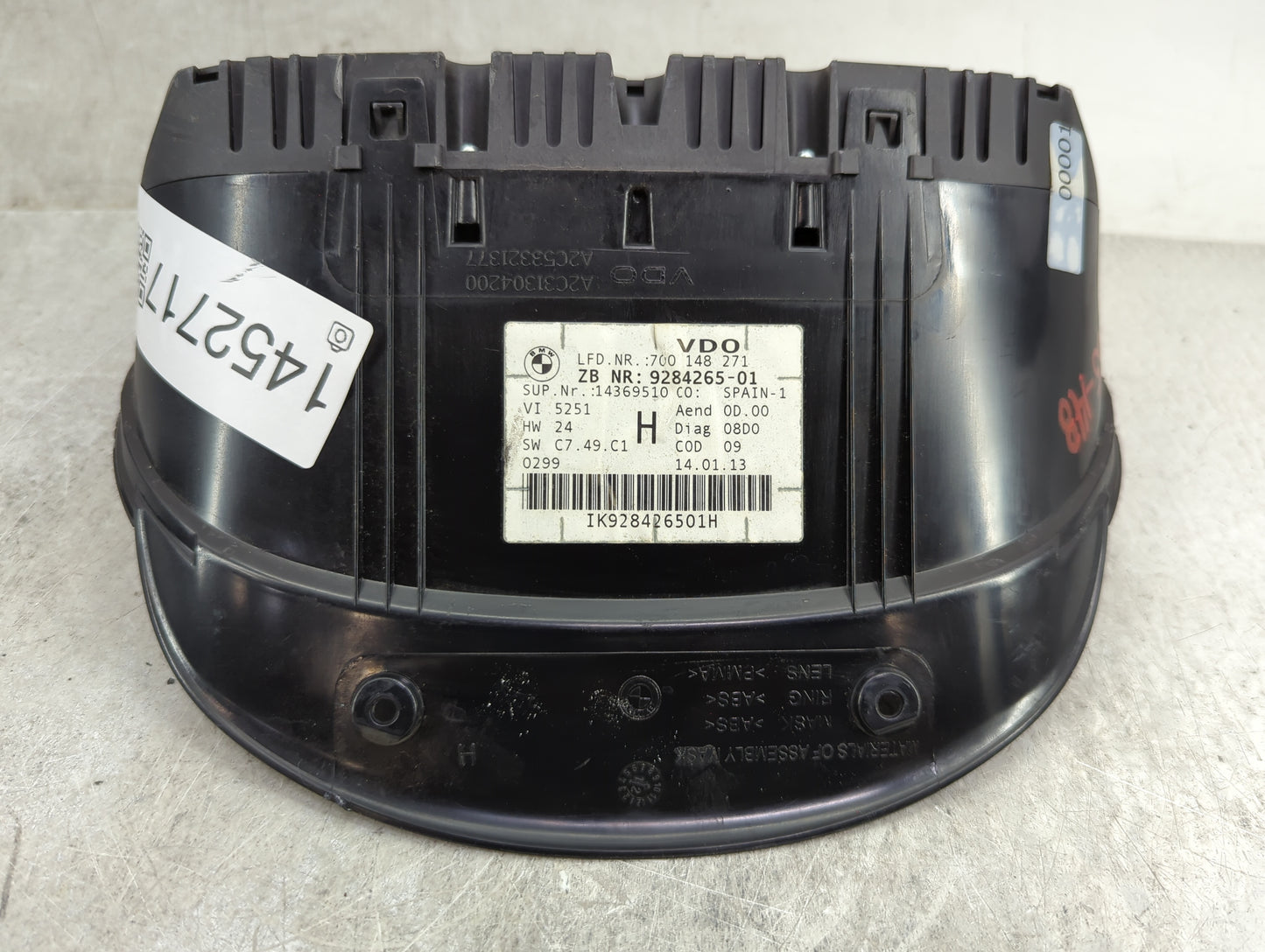 2013-2015 Bmw X1 Instrument Cluster Speedometer Gauges P/N:9284265-01 7Q0148271 Miles:43K Fits OEM Used Auto Parts - Oemused