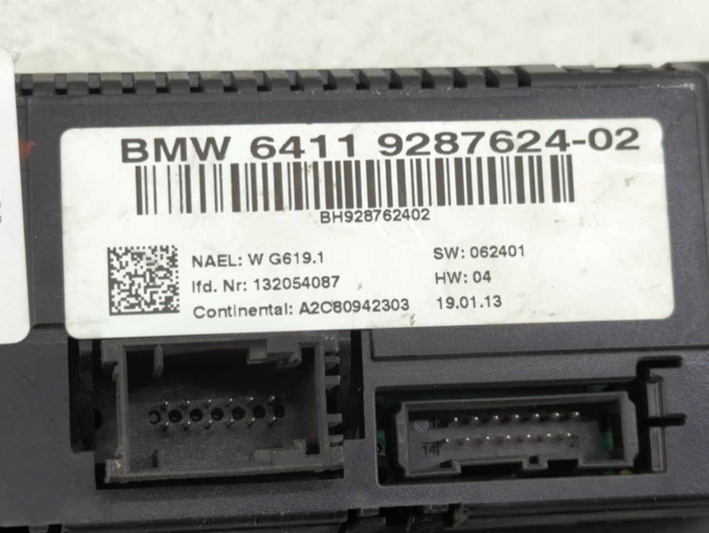 2012-2015 Bmw X1 Climate Control Module Temperature AC/Heater Replacement P/N:9287624-02 Fits Fits 2010 2011 2012 2013 2014 