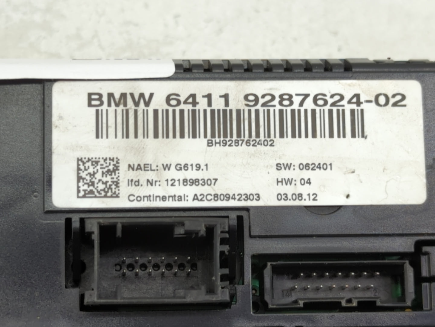 2012-2015 Bmw X1 Climate Control Module Temperature AC/Heater Replacement P/N:64119287624-02 A2C80942303 Fits OEM Used Auto 
