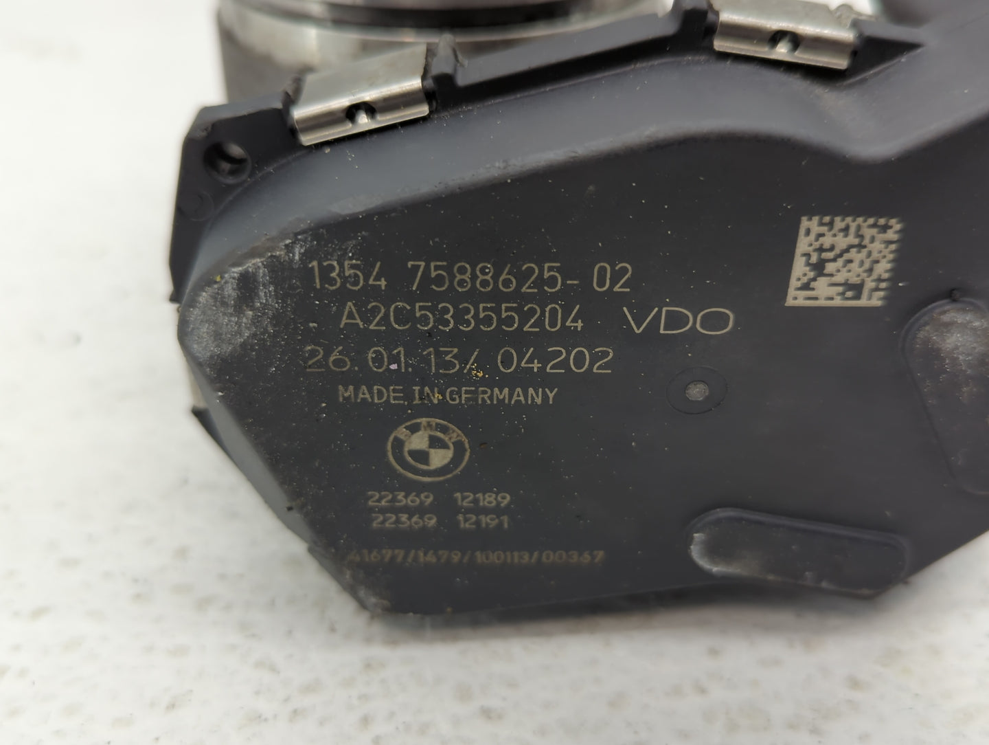 2012-2015 Bmw X1 Throttle Body P/N:1354 7588625-02 1354 7588625-04, 1354 7588625-03 Fits Fits 2012 2013 2014 2015 2016 2017 