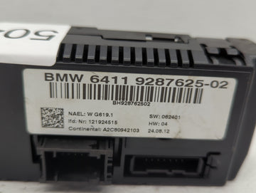2012-2015 Bmw X1 Climate Control Module Temperature AC/Heater Replacement P/N:6411 9287625-02 Fits OEM Used Auto Parts - Oem