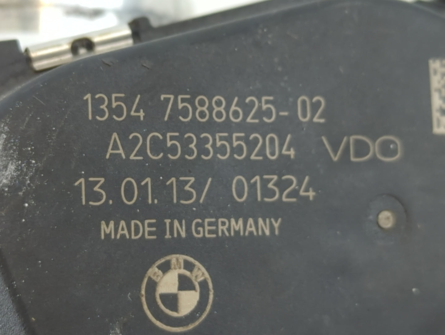 2012-2015 Bmw X1 Throttle Body P/N:1354 7588625-02 A2C53355204 Fits Fits 2012 2013 2014 2015 2016 2017 2018 OEM Used Auto Pa
