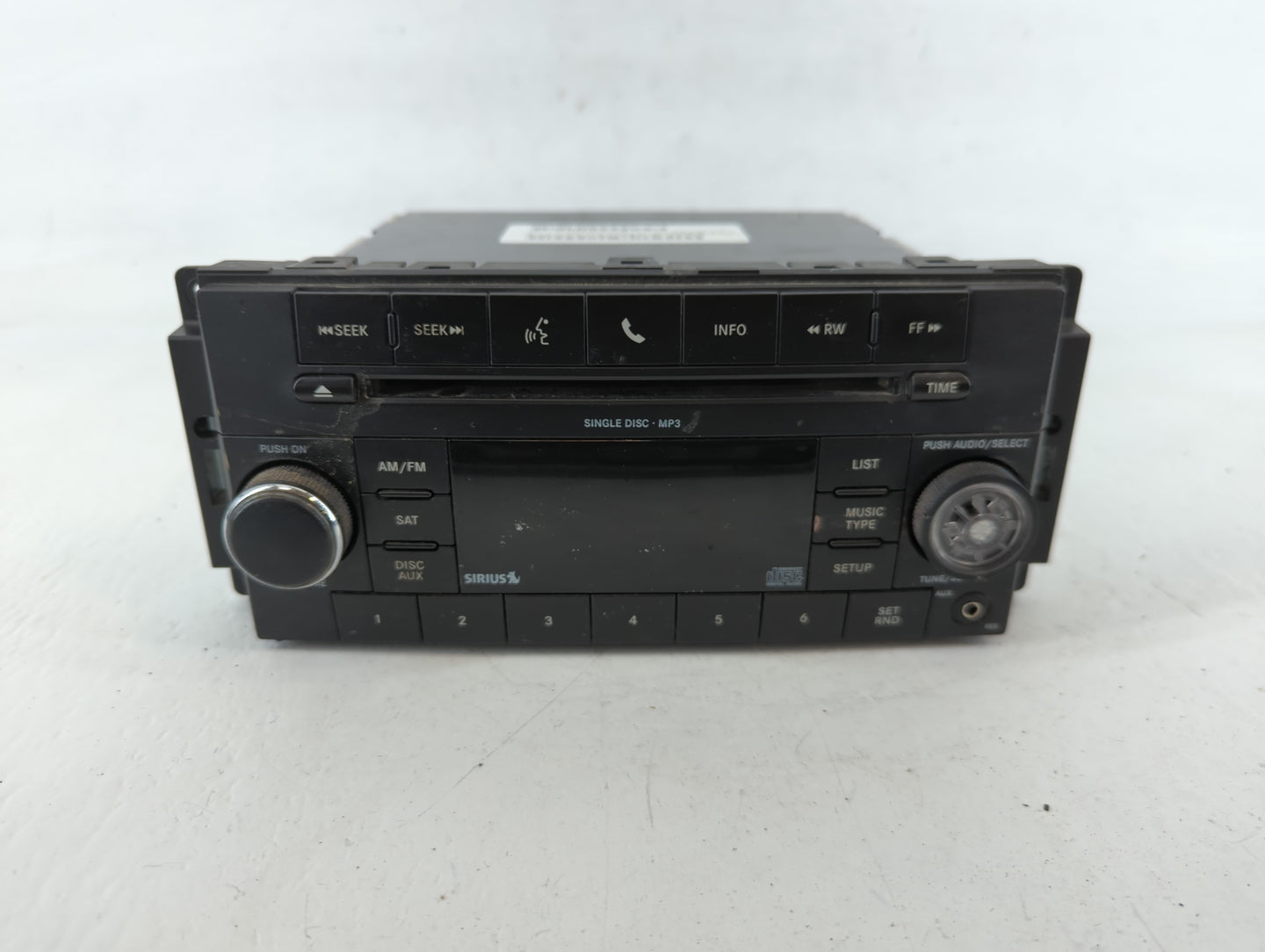 2012-2015 Bmw X1 Radio AM FM Cd Player Receiver Replacement P/N:P05091115AC Fits Fits 2010 2011 2012 2013 2014 2015 2016 OEM