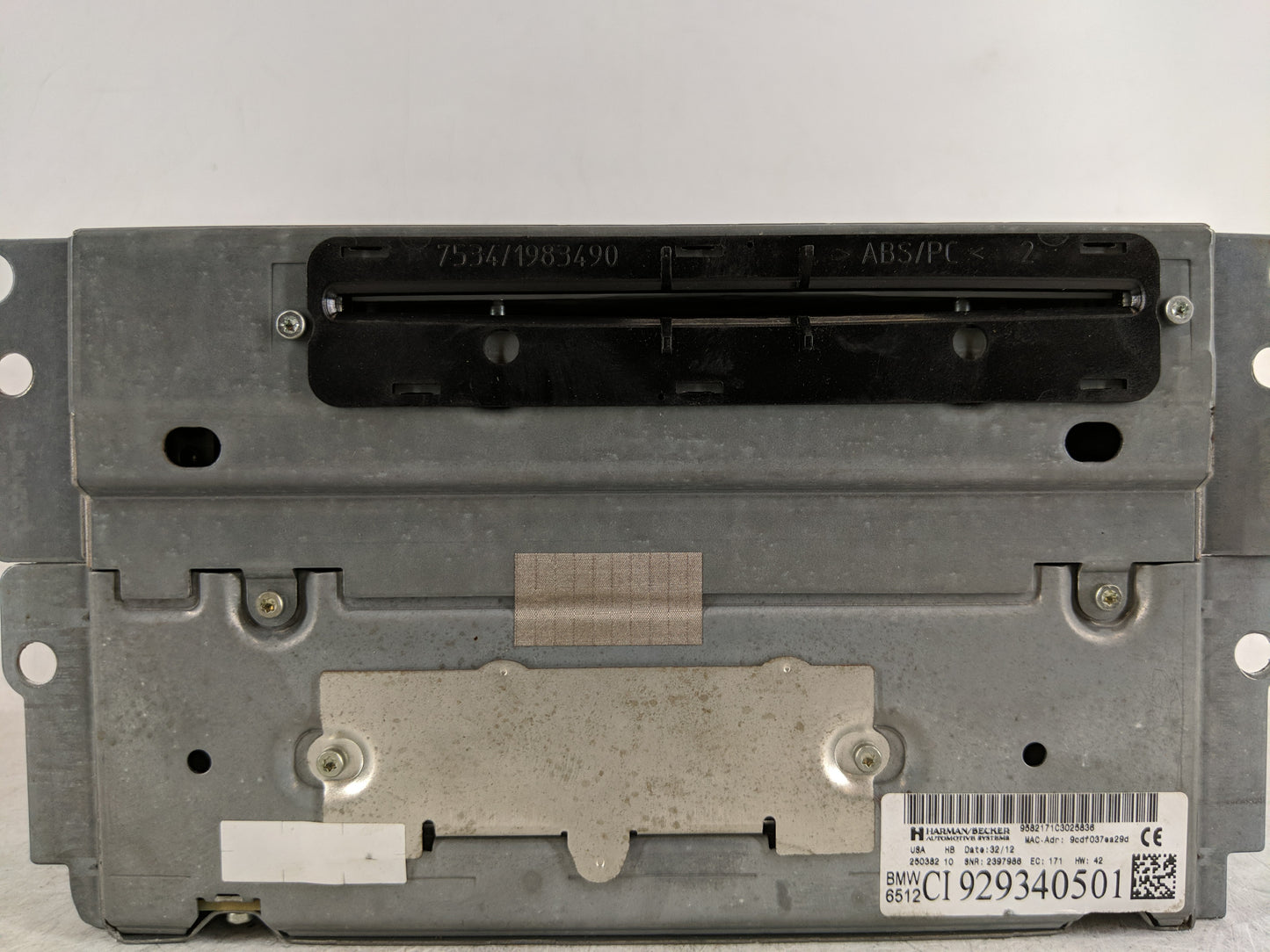 2013-2014 Bmw X3 Radio AM FM Cd Player Receiver Replacement Fits Fits 2013 2014 2015 OEM Used Auto Parts - Oemusedautoparts1