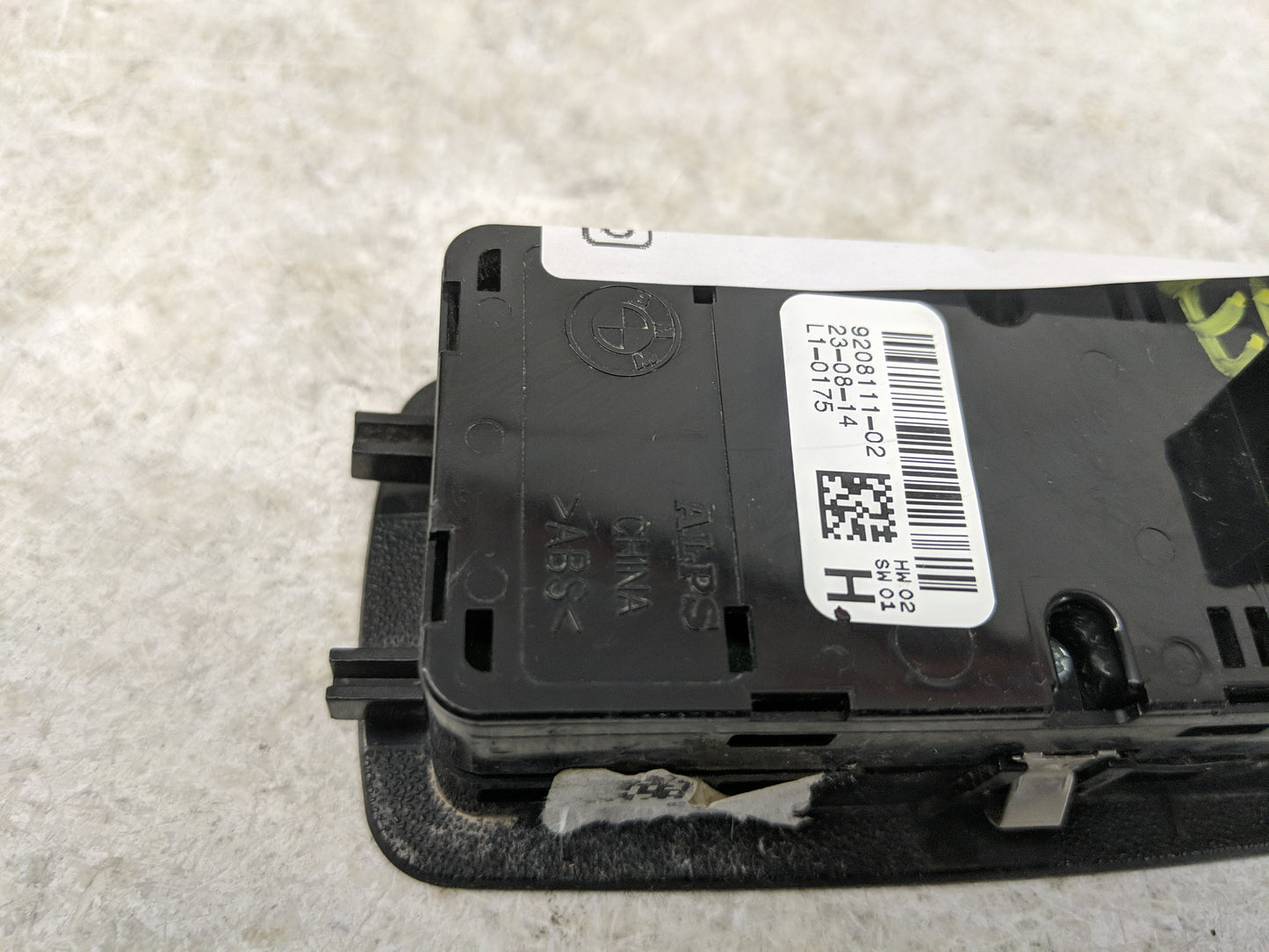 2012-2017 Bmw X3 Master Power Window Switch Replacement Driver Side Left P/N:9208111-01 Fits OEM Used Auto Parts - Oemusedau