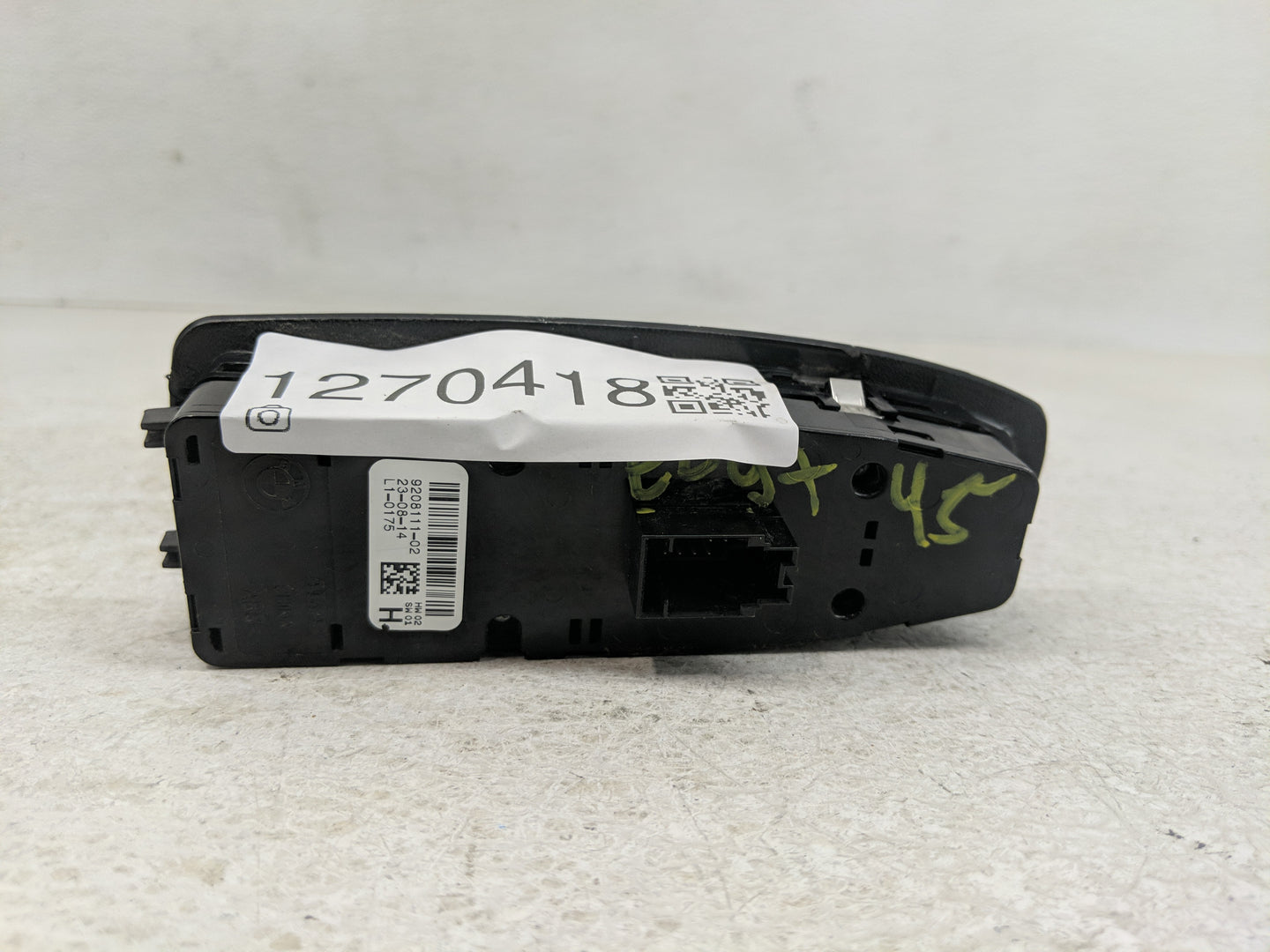 2012-2017 Bmw X3 Master Power Window Switch Replacement Driver Side Left P/N:9208111-01 Fits OEM Used Auto Parts - Oemusedau