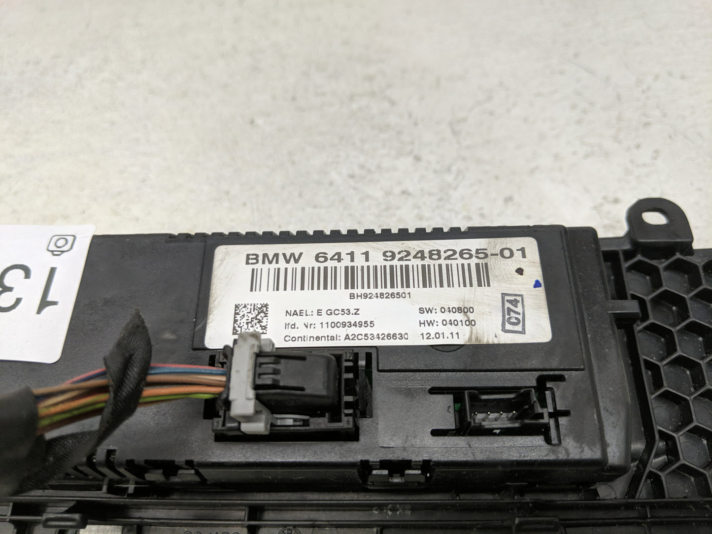 2011-2014 Bmw X3 Climate Control Module Temperature AC/Heater Replacement P/N:9248265-01 9287628-02 Fits Fits 2011 2012 2013
