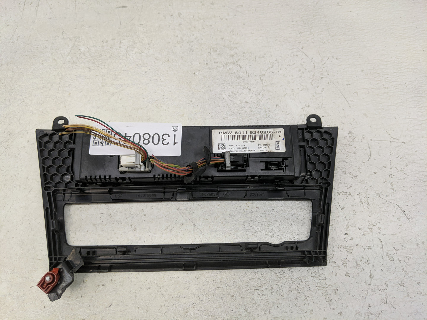 2011-2014 Bmw X3 Climate Control Module Temperature AC/Heater Replacement P/N:9248265-01 9287628-02 Fits Fits 2011 2012 2013