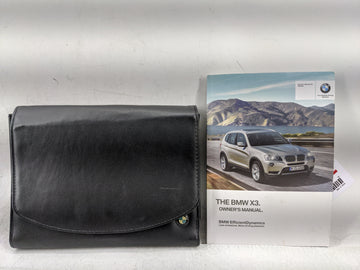 2013 Bmw X3 Owners Manual Book Guide OEM Used Auto Parts - Oemusedautoparts1.com