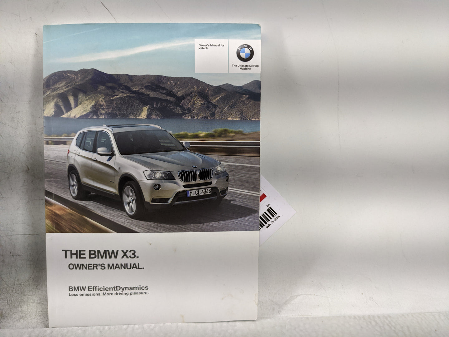 2013 Bmw X3 Owners Manual Book Guide OEM Used Auto Parts - Oemusedautoparts1.com