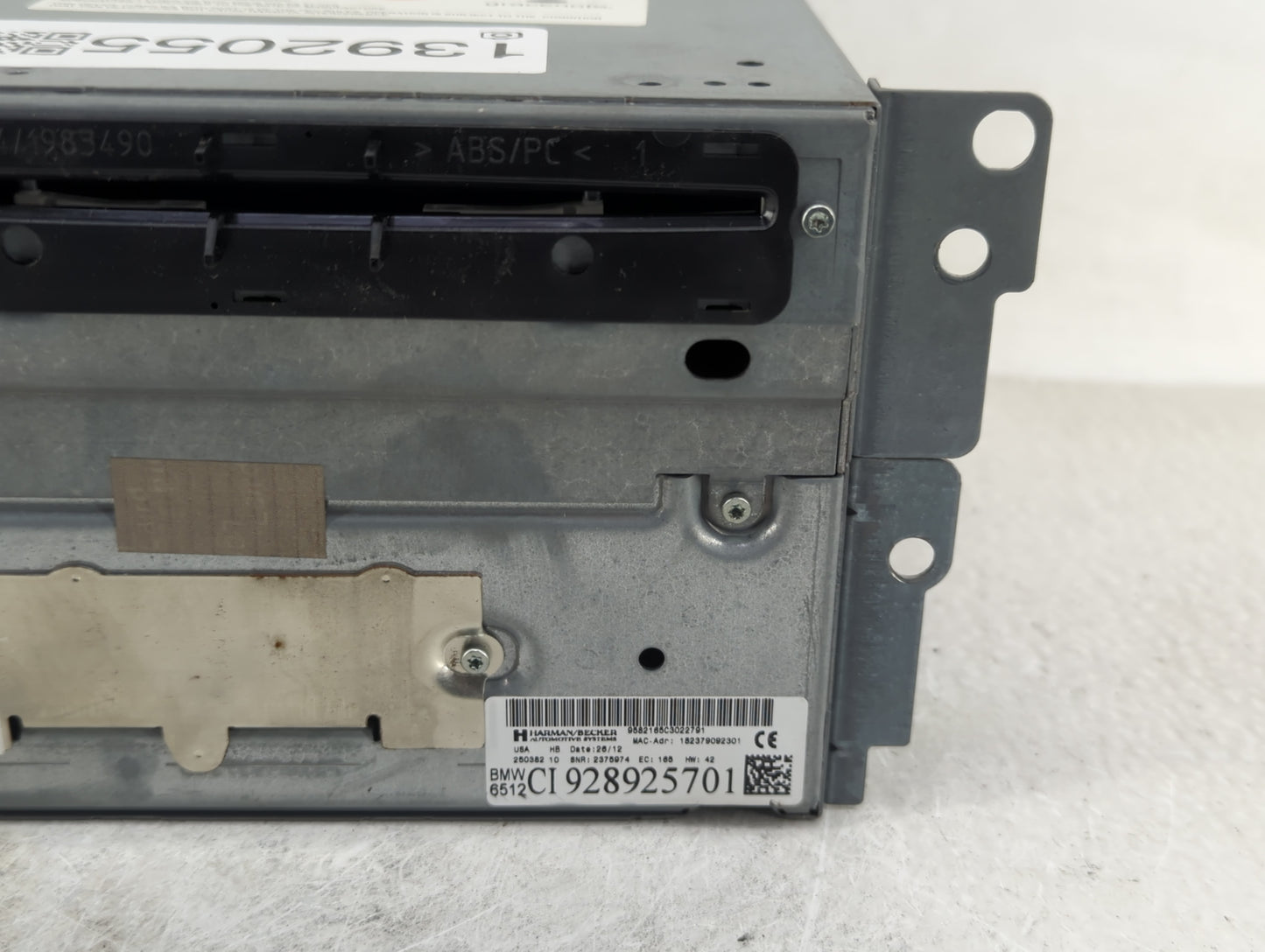 2011-2013 Bmw X3 Radio AM FM Cd Player Receiver Replacement P/N:CI928925701 Fits Fits 2010 2011 2012 2013 OEM Used Auto Part