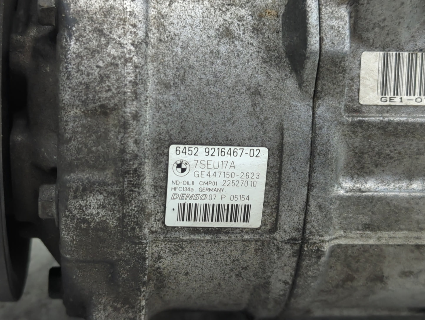 2013-2017 Bmw X3 Air Conditioning A/c Ac Compressor Oem - Oemusedautoparts1.com