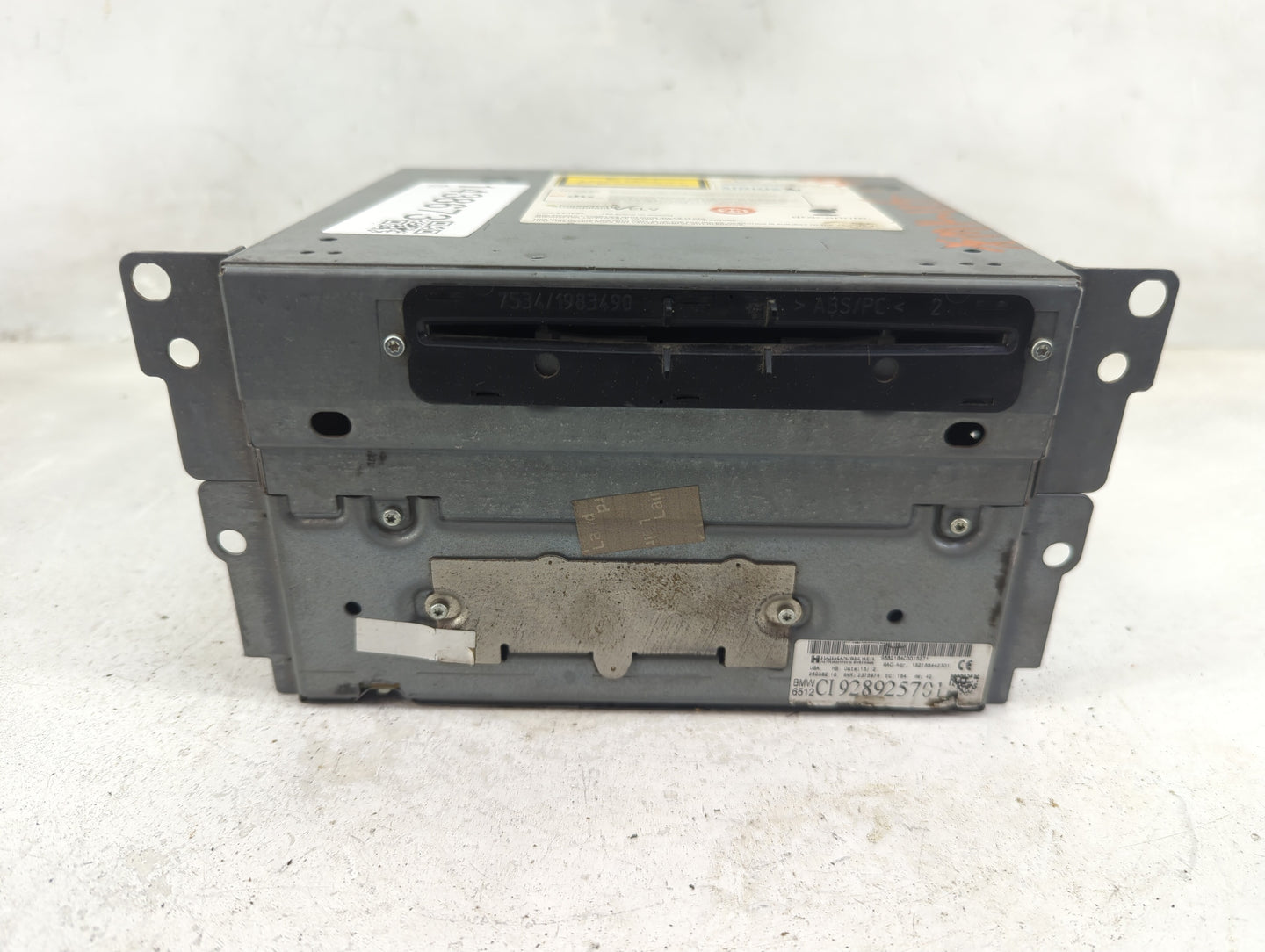 2011-2013 Bmw X3 Radio AM FM Cd Player Receiver Replacement P/N:928925701 Fits Fits 2010 2011 2012 2013 OEM Used Auto Parts 