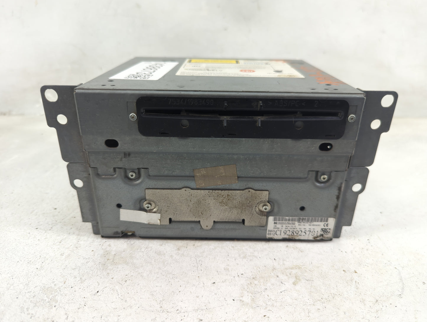 2011-2013 Bmw X3 Radio AM FM Cd Player Receiver Replacement P/N:928925701 Fits Fits 2010 2011 2012 2013 OEM Used Auto Parts 