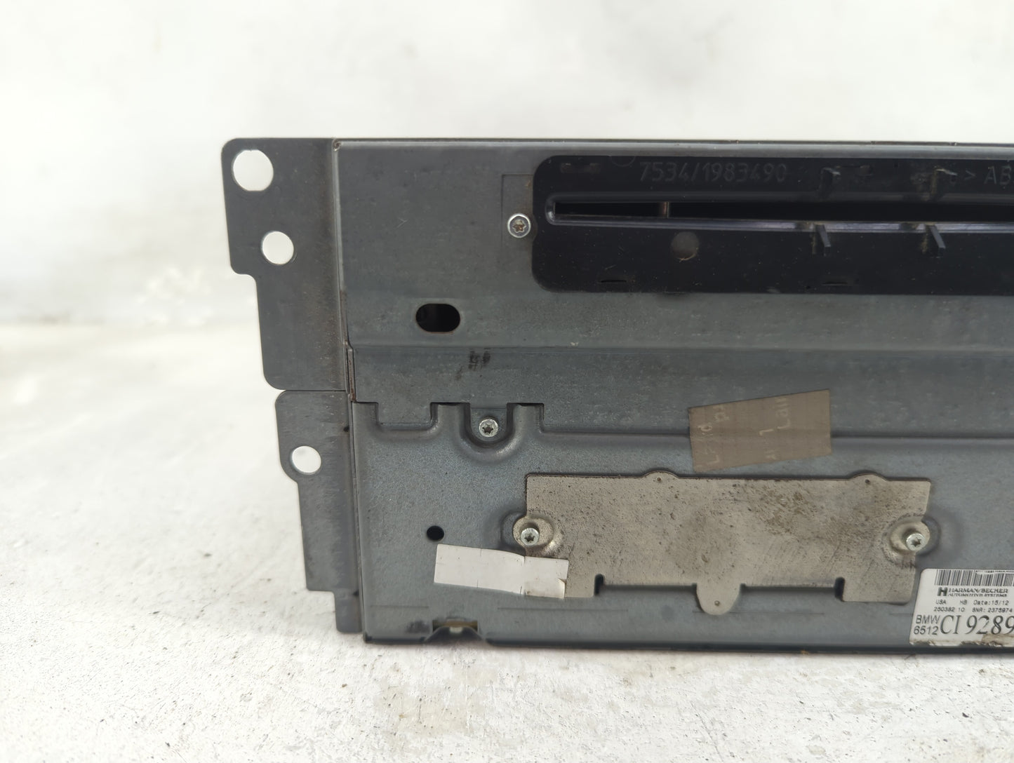 2011-2013 Bmw X3 Radio AM FM Cd Player Receiver Replacement P/N:928925701 Fits Fits 2010 2011 2012 2013 OEM Used Auto Parts 