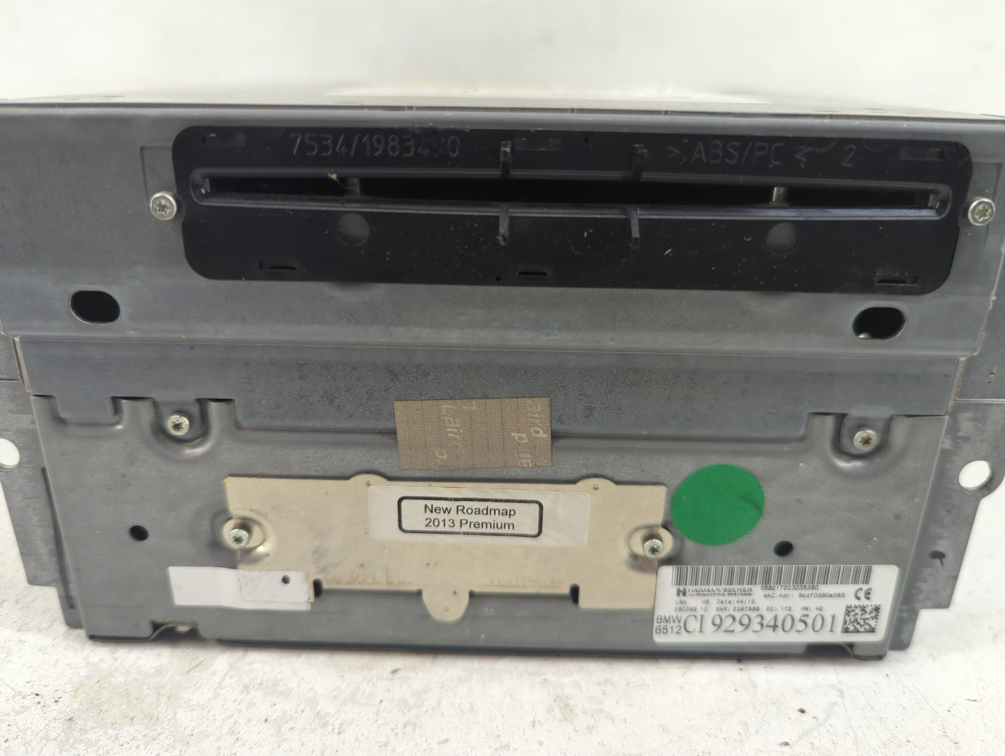 2011-2013 Bmw X3 Radio AM FM Cd Player Receiver Replacement P/N:929340501 Fits Fits 2010 2011 2012 2013 OEM Used Auto Parts 