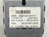 2013 Bmw X3 Radio AM FM Cd Player Receiver Replacement P/N:6582 9267955-01 90120-921/0000 Fits OEM Used Auto Parts - Oemused