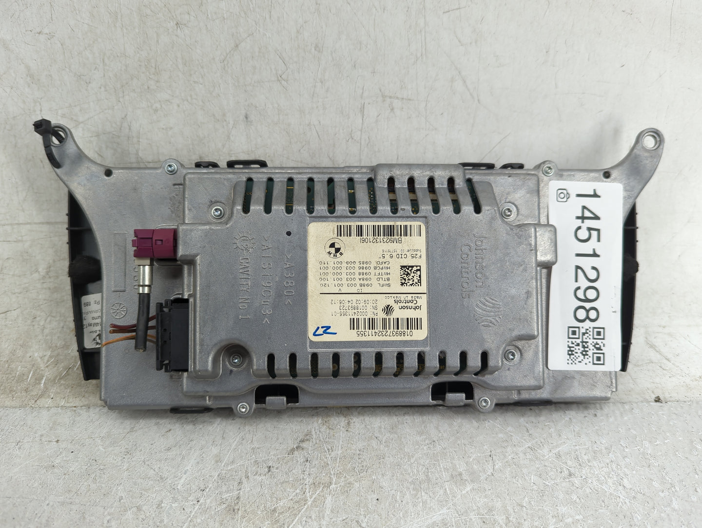 2011-2013 Bmw X3 Information Display Screen - Oemusedautoparts1.com