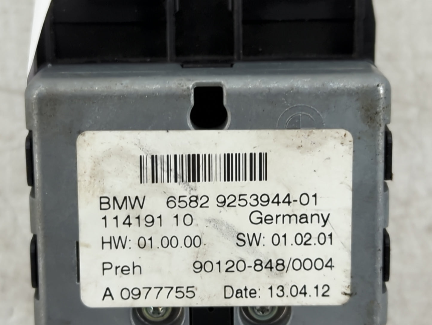 2013 Bmw X3 Combination Switch Assembly - Wiper / Cruise Control - Oemusedautoparts1.com