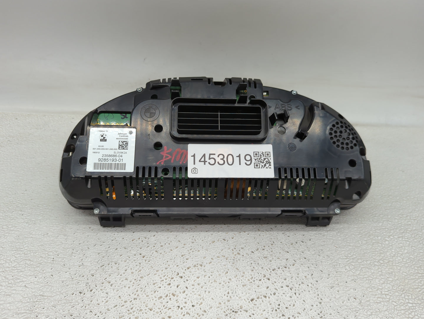 2011-2013 Bmw X3 Instrument Cluster Speedometer Gauges P/N:9285193-01 2358686-04, 8000092589, 17649411 Fits Fits 2011 2012 2