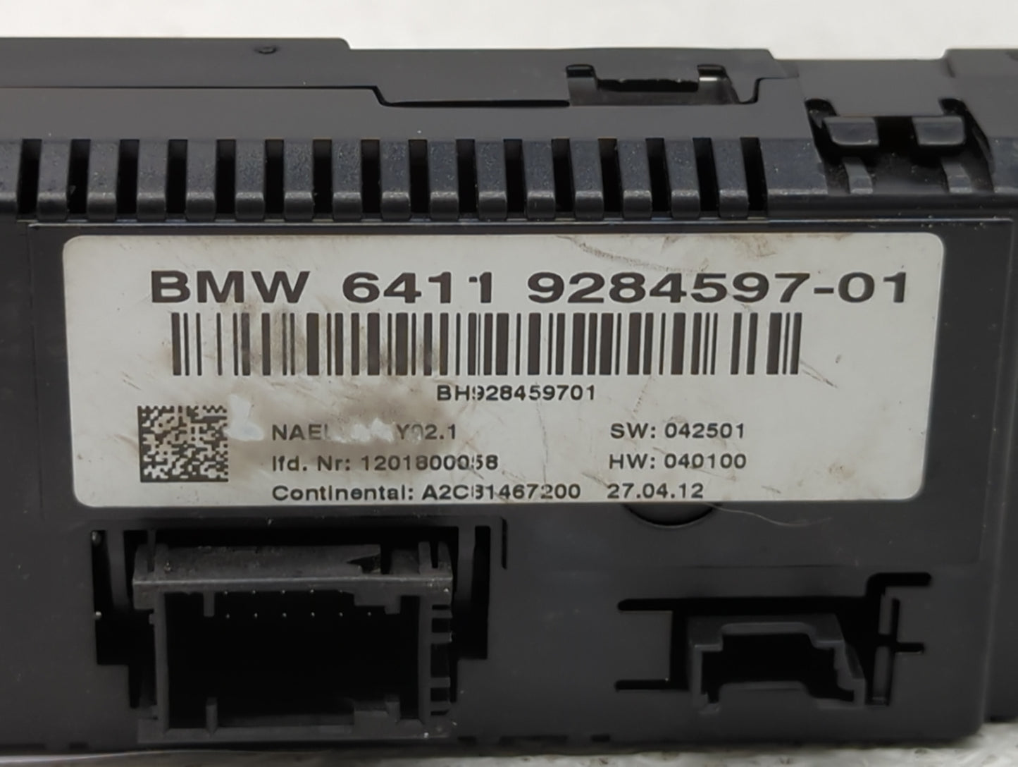 2011-2014 Bmw X3 Climate Control Module Temperature AC/Heater Replacement P/N:9284597-01 Fits Fits 2011 2012 2013 2014 OEM U