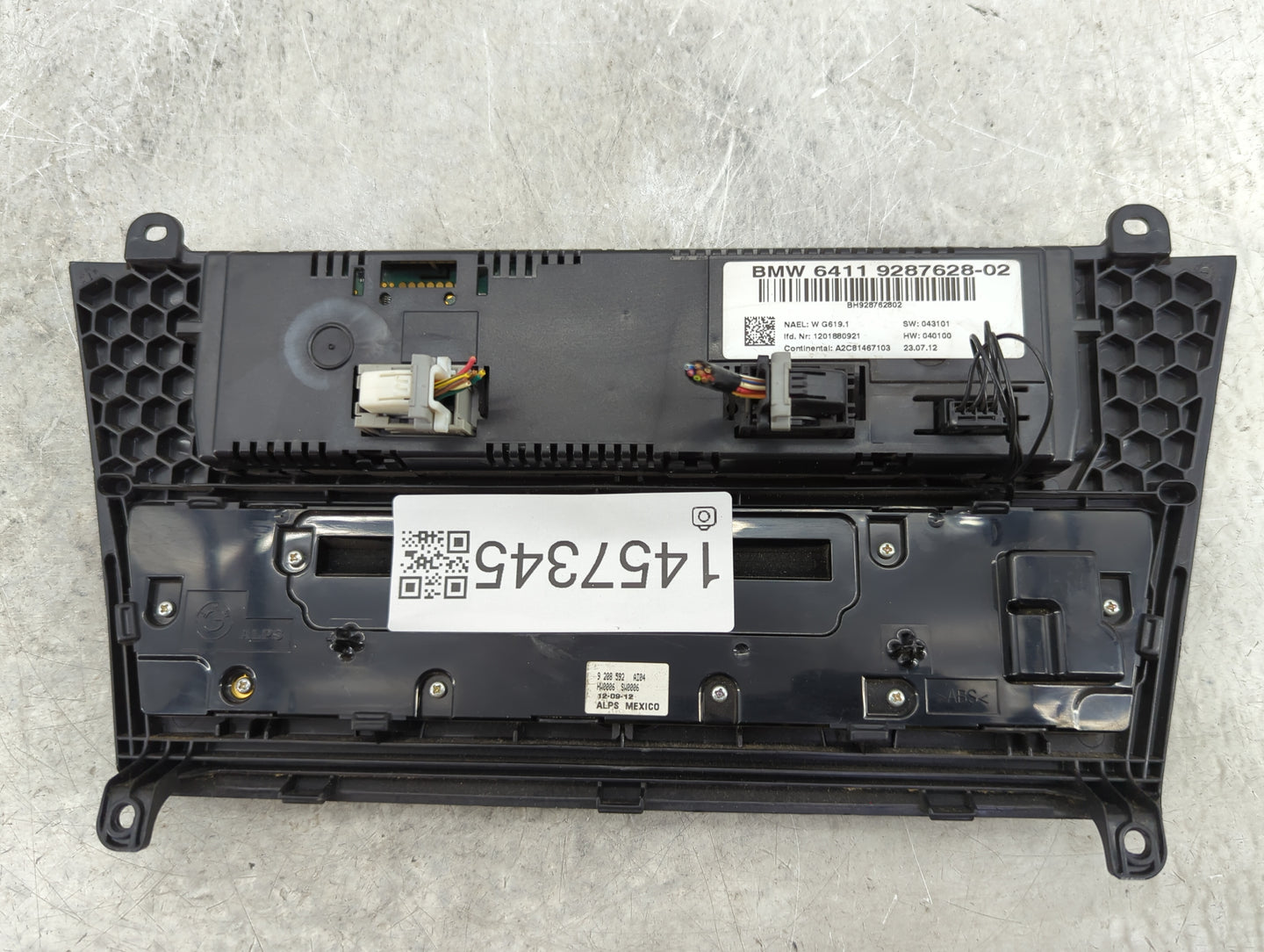 2011-2014 Bmw X3 Climate Control Module Temperature AC/Heater Replacement P/N:9287628-02 Fits Fits 2011 2012 2013 2014 OEM U