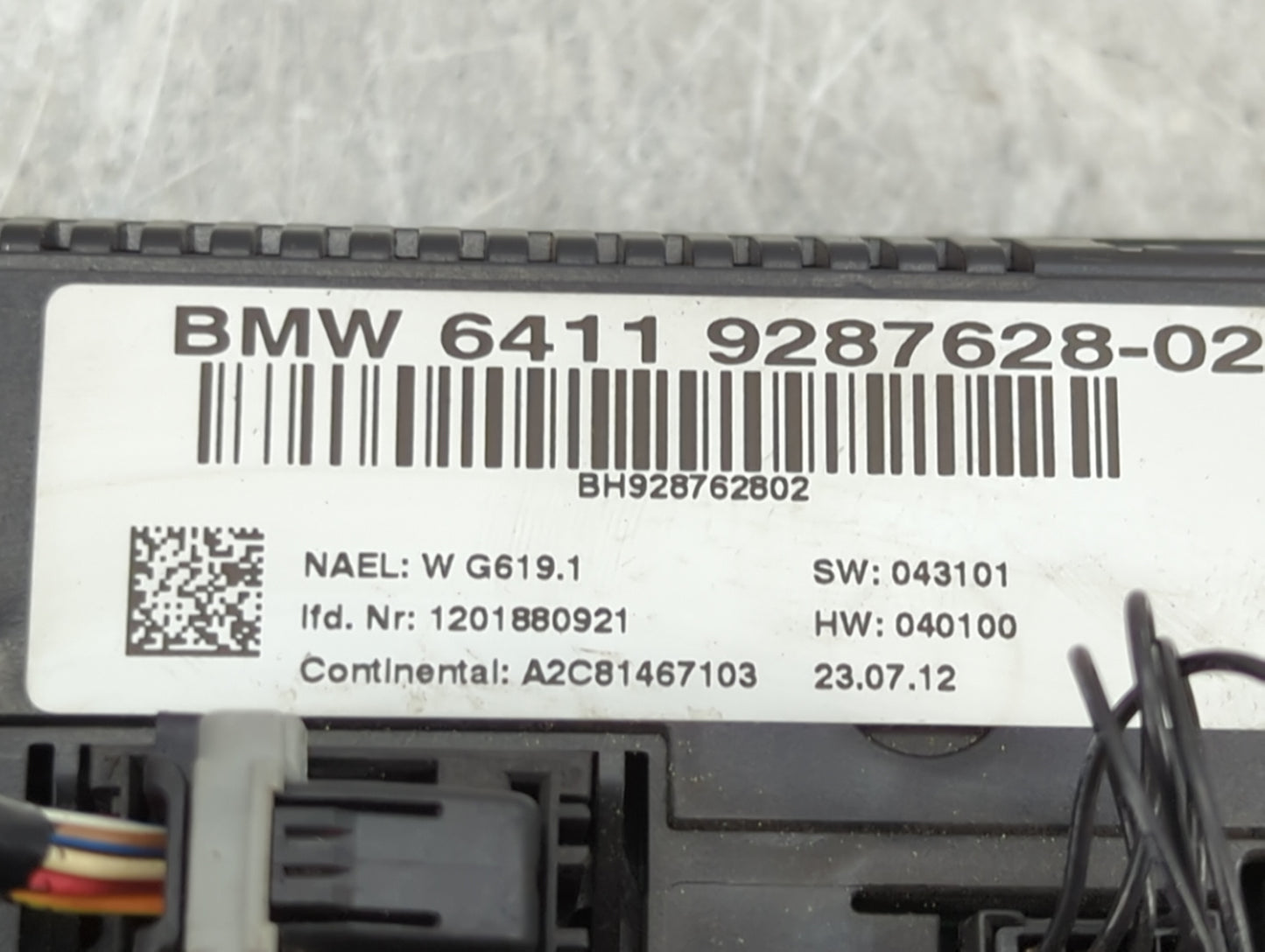 2011-2014 Bmw X3 Climate Control Module Temperature AC/Heater Replacement P/N:9287628-02 Fits Fits 2011 2012 2013 2014 OEM U