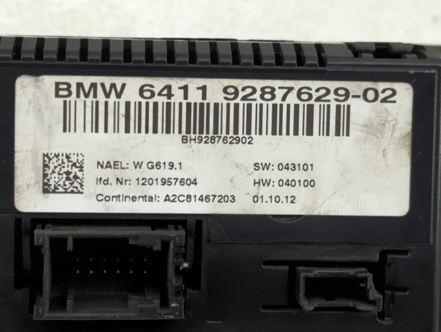 2011-2014 Bmw X3 Climate Control Module Temperature AC/Heater Replacement P/N:9287629-02 Fits Fits 2011 2012 2013 2014 OEM U