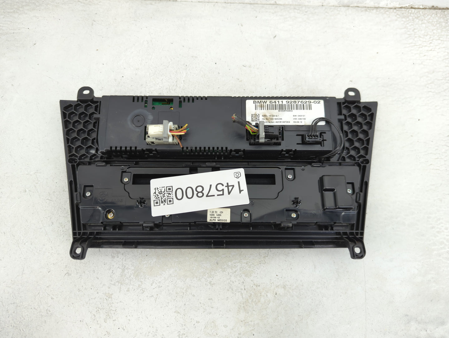 2011-2014 Bmw X3 Climate Control Module Temperature AC/Heater Replacement P/N:9287629-02 Fits Fits 2011 2012 2013 2014 OEM U