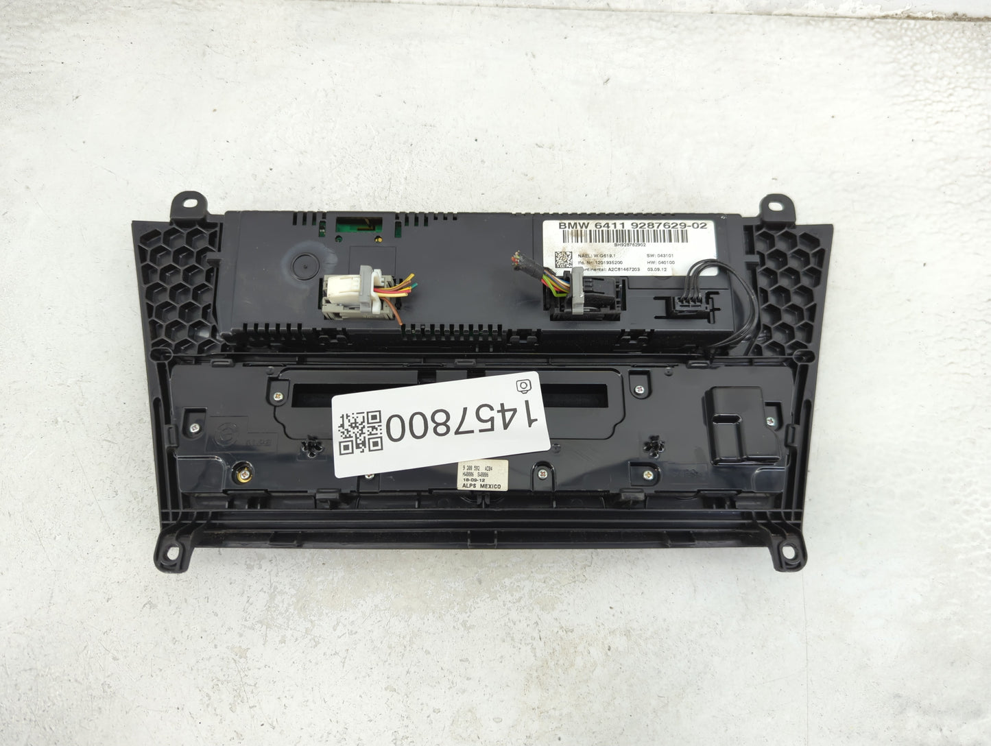 2011-2014 Bmw X3 Climate Control Module Temperature AC/Heater Replacement P/N:9287629-02 Fits Fits 2011 2012 2013 2014 OEM U