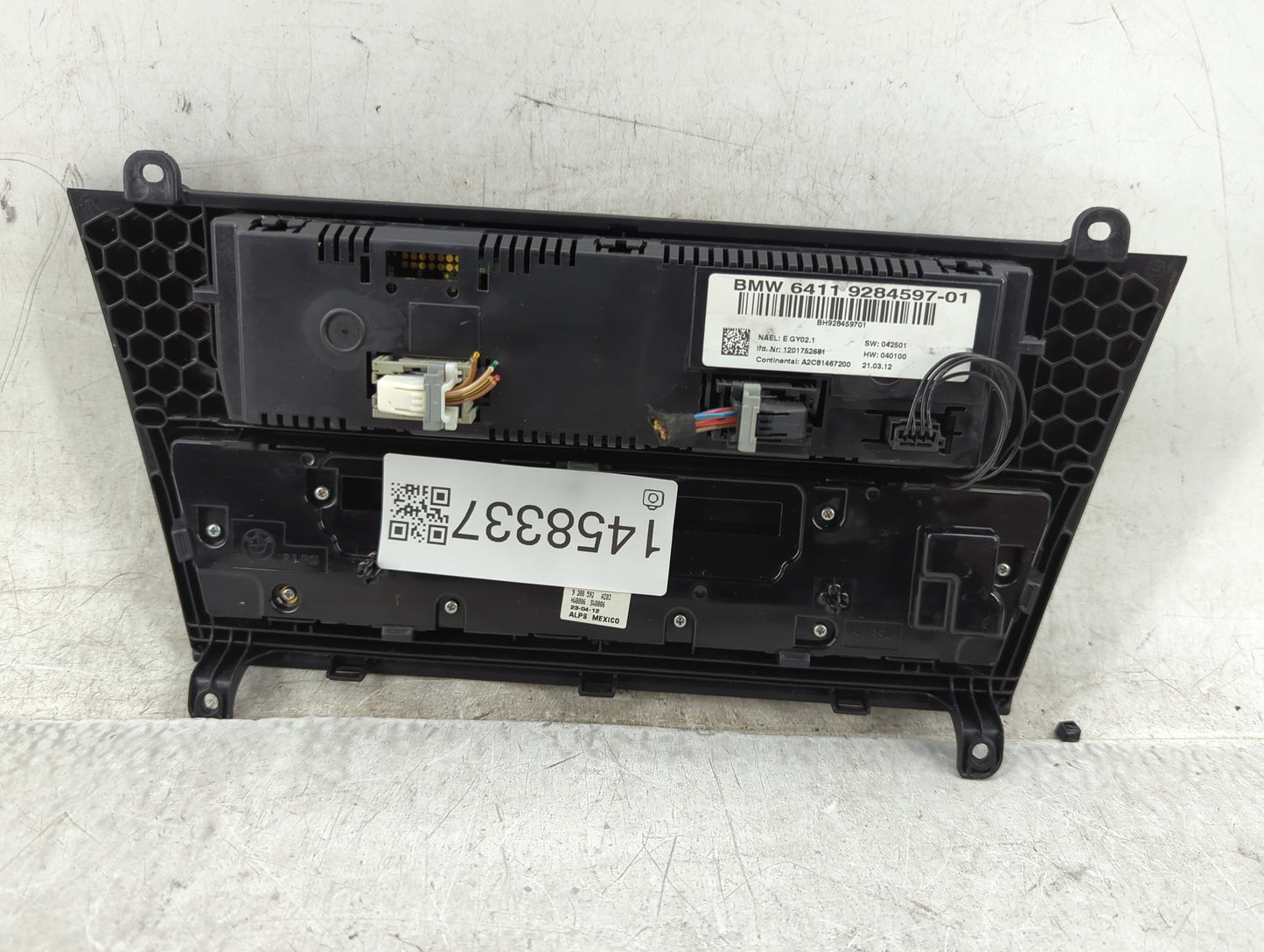 2011-2014 Bmw X3 Climate Control Module Temperature AC/Heater Replacement P/N:9284597-01 Fits Fits 2011 2012 2013 2014 OEM U