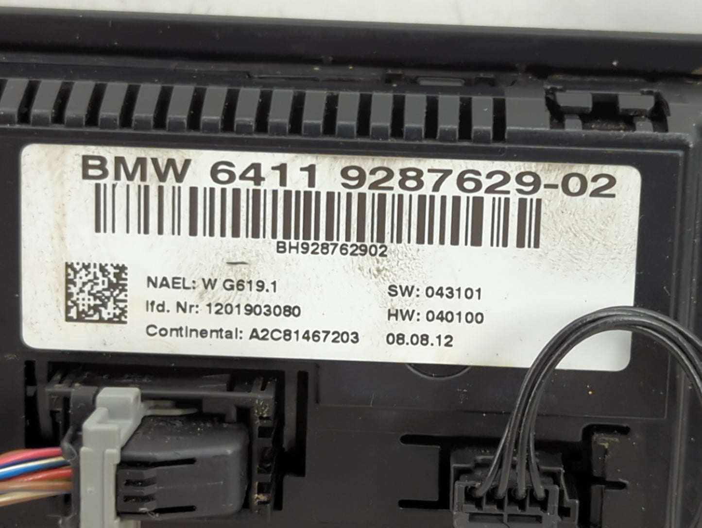 2011-2014 Bmw X3 Climate Control Module Temperature AC/Heater Replacement P/N:9287629-02 Fits Fits 2011 2012 2013 2014 OEM U