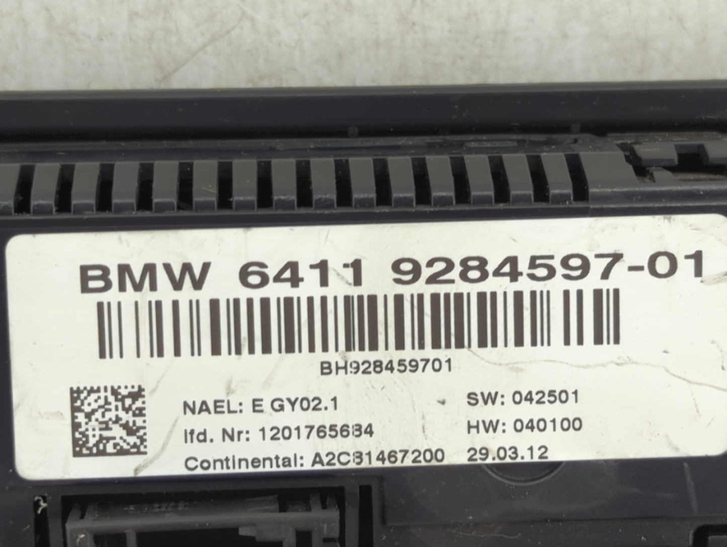 2011-2014 Bmw X3 Climate Control Module Temperature AC/Heater Replacement P/N:9284597-01 Fits Fits 2011 2012 2013 2014 OEM U
