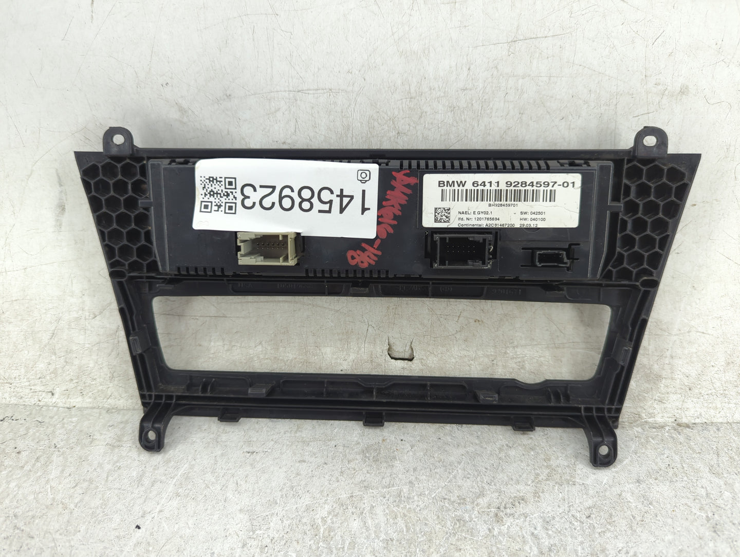 2011-2014 Bmw X3 Climate Control Module Temperature AC/Heater Replacement P/N:9284597-01 Fits Fits 2011 2012 2013 2014 OEM U