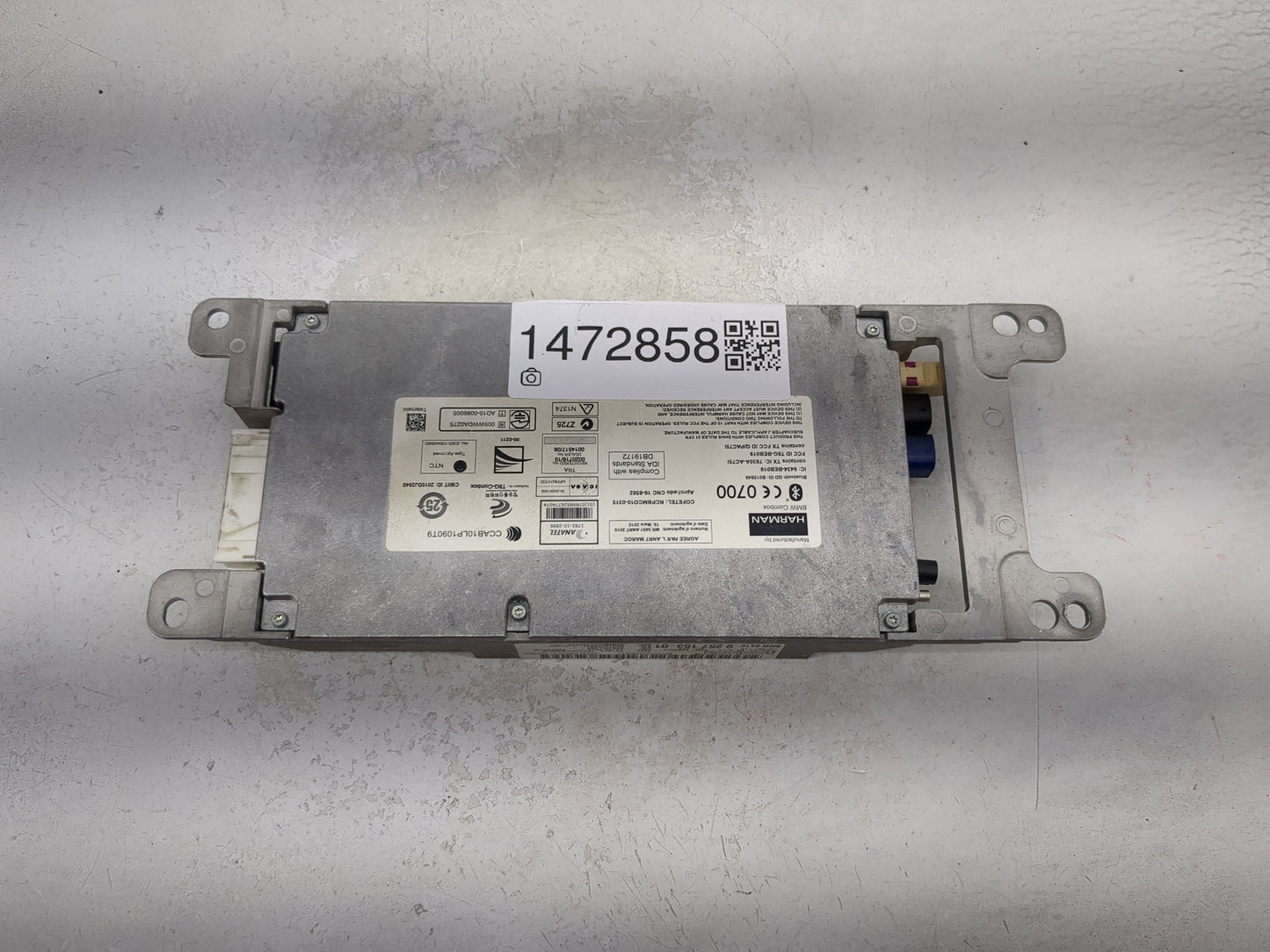 2013 Bmw X3 Radio AM FM Cd Player Receiver Replacement P/N:9257153-01 BEB015, 84109257153-01 Fits OEM Used Auto Parts - Oemu