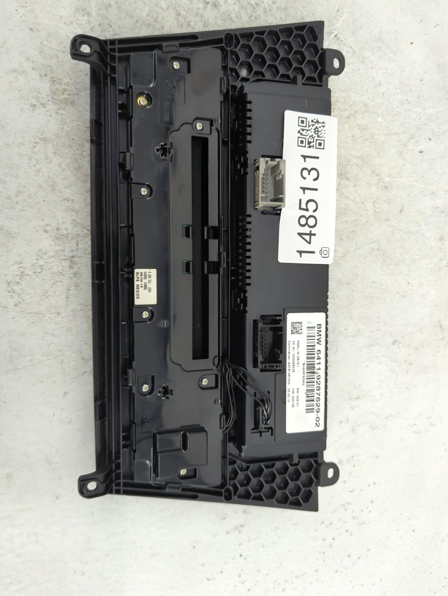 2011-2014 Bmw X3 Climate Control Module Temperature AC/Heater Replacement P/N:64119287629-02 A2C81467203 Fits OEM Used Auto 