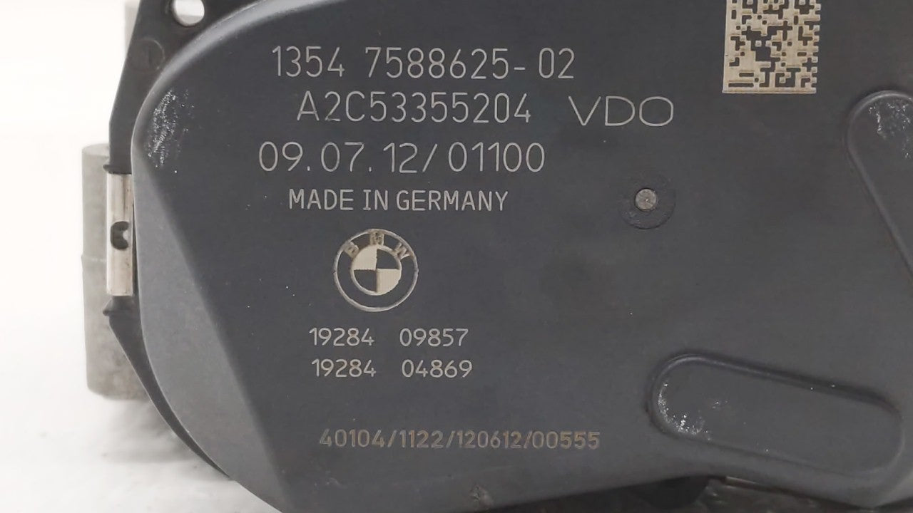 2013-2017 Bmw X3 Throttle Body P/N:A2C53355204 1354 7588625 Fits Fits 2012 2013 2014 2015 2016 2017 2018 OEM Used Auto Parts