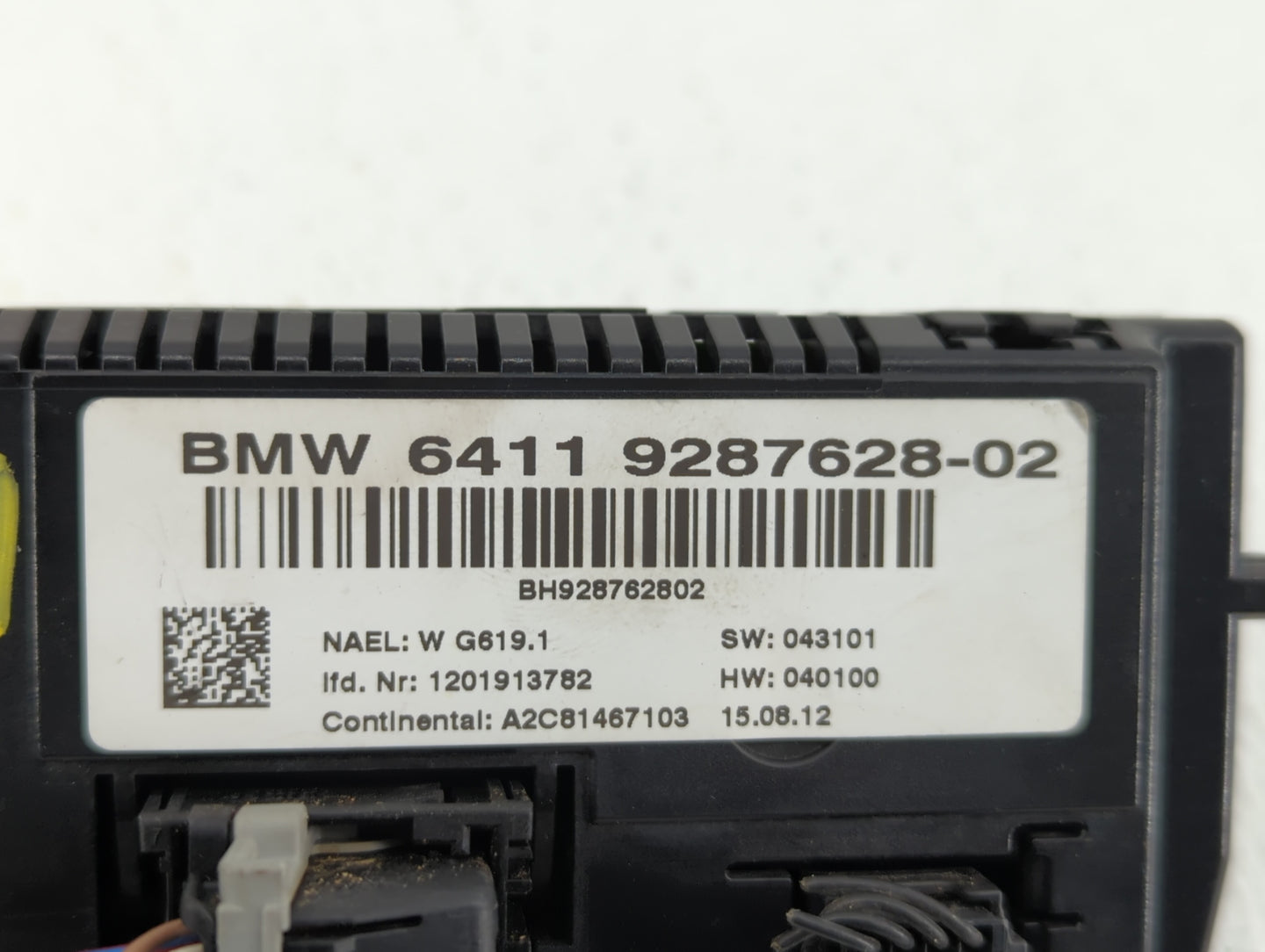 2011-2014 Bmw X3 Climate Control Module Temperature AC/Heater Replacement P/N:6411 9287628 6411 9312721 Fits OEM Used Auto P