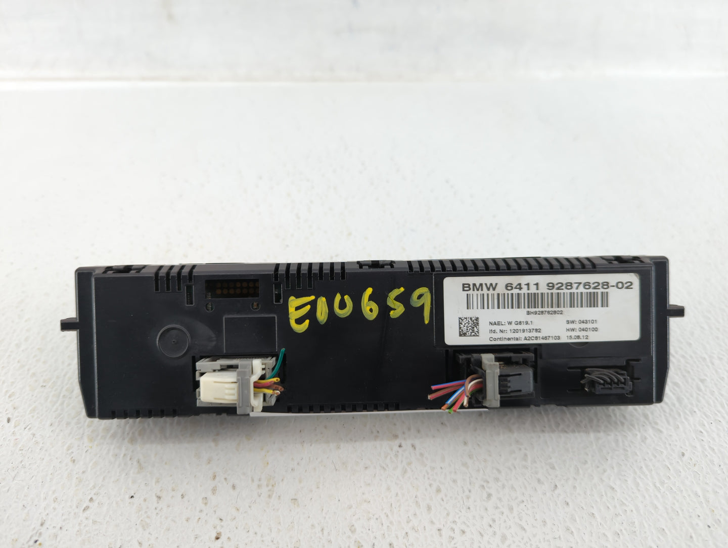 2011-2014 Bmw X3 Climate Control Module Temperature AC/Heater Replacement P/N:6411 9287628 6411 9312721 Fits OEM Used Auto P