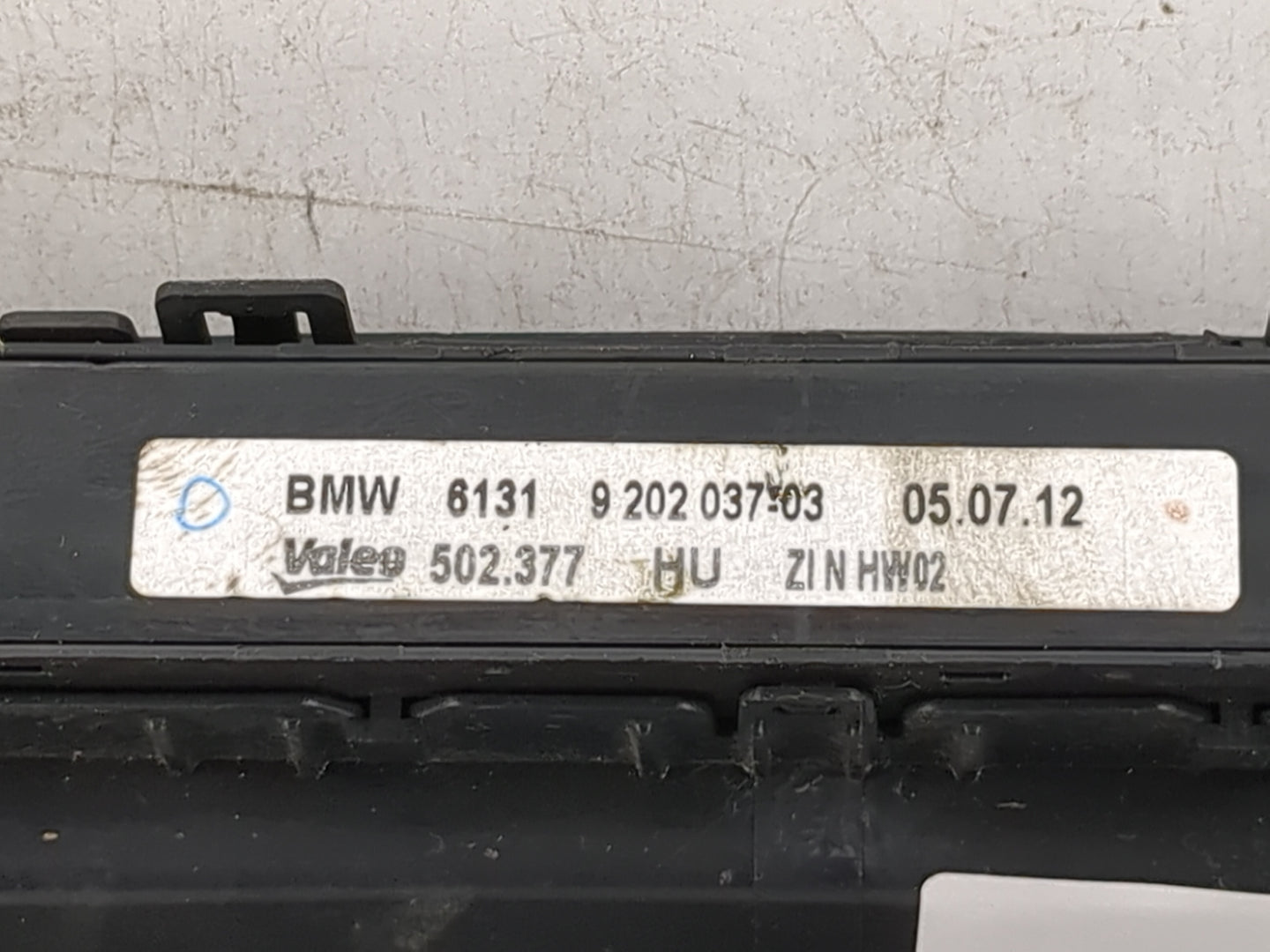 2007-2013 Bmw X5 Ac Heater Climate Control Temperature Oem - Oemusedautoparts1.com