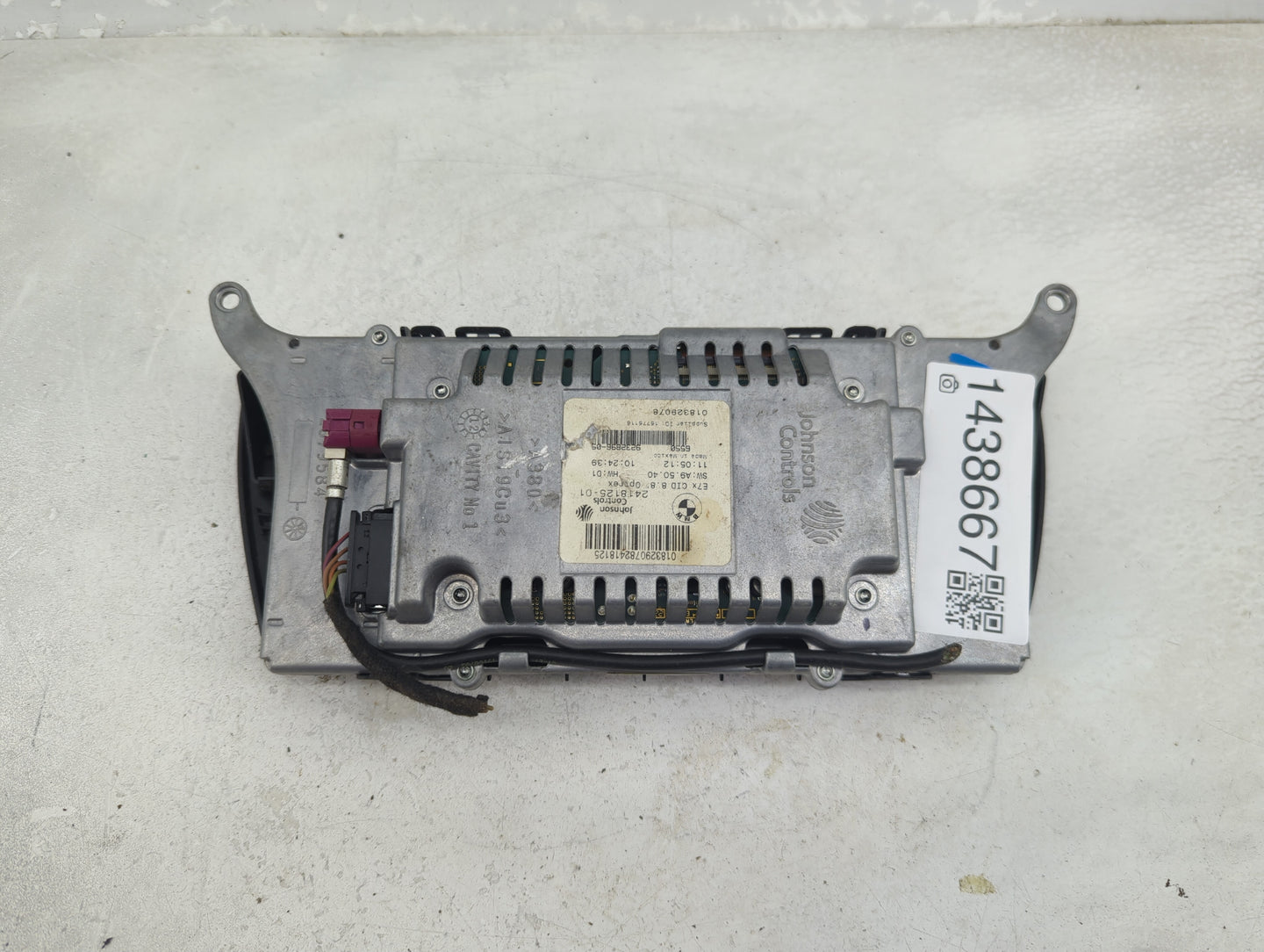 2013 Bmw X5 Information Display Screen Black - Oemusedautoparts1.com