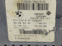 2013 Bmw X5 Information Display Screen Black - Oemusedautoparts1.com