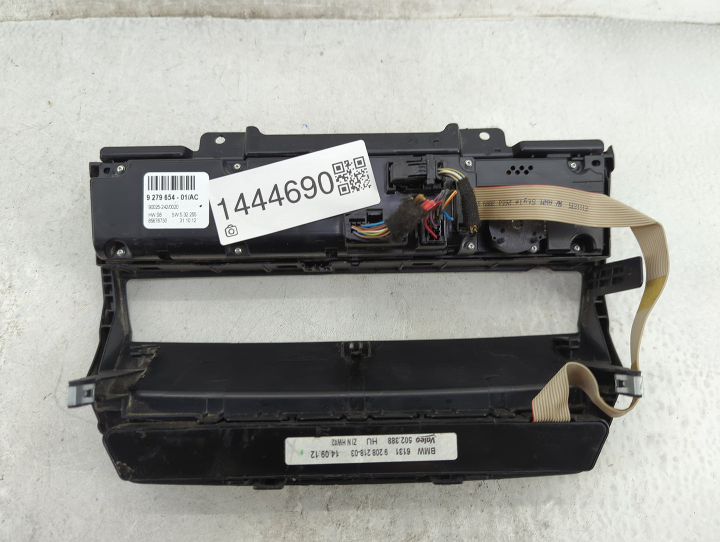 2007-2013 Bmw X5 Climate Control Module Temperature AC/Heater Replacement P/N:9279654-01/AC 9279654 Fits OEM Used Auto Parts