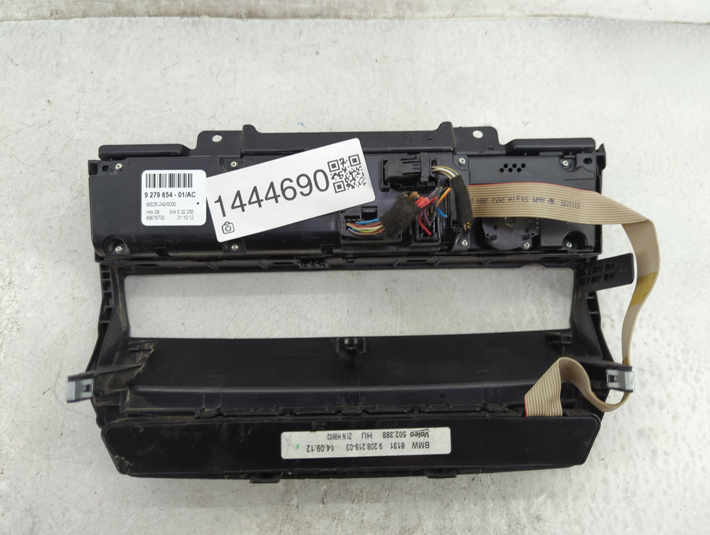 2007-2013 Bmw X5 Climate Control Module Temperature AC/Heater Replacement P/N:9279654-01/AC 9279654 Fits OEM Used Auto Parts