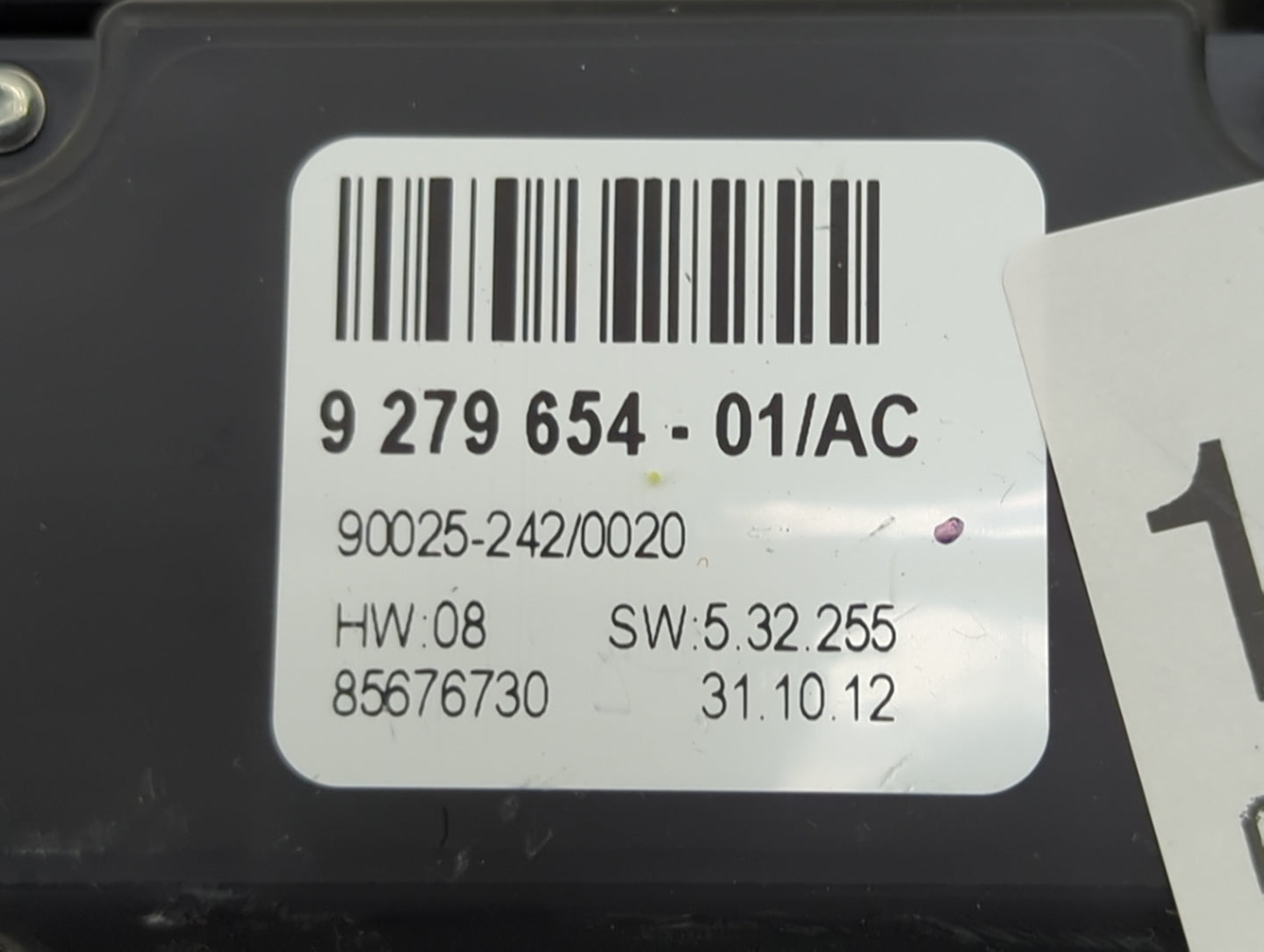 2007-2013 Bmw X5 Climate Control Module Temperature AC/Heater Replacement P/N:9279654-01/AC 9279654 Fits OEM Used Auto Parts